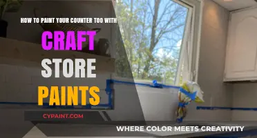 Transform Your Countertops: Easy DIY Painting with Craft Store Paints