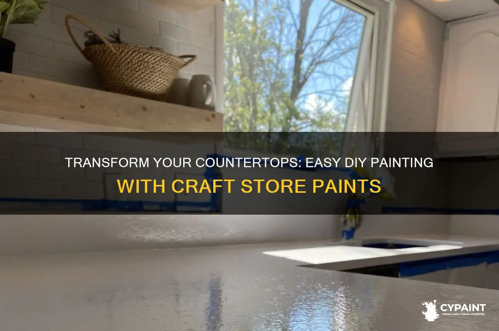 how to paint your counter too with craft store paints