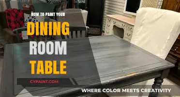 Revamp Your Dining Room: A Step-by-Step Guide to Painting Your Table
