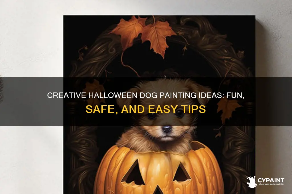how to paint your dog for halloween