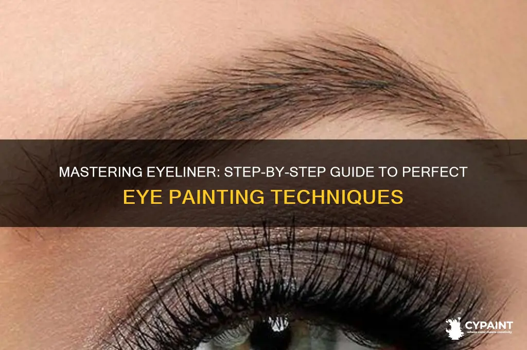 how to paint your eyes with eyeliner