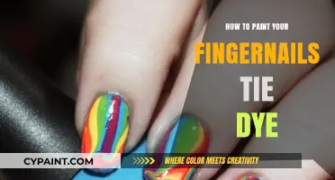 Create Vibrant Tie-Dye Fingernails: A Step-by-Step Painting Guide