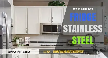 Transform Your Fridge: Easy DIY Stainless Steel Painting Guide