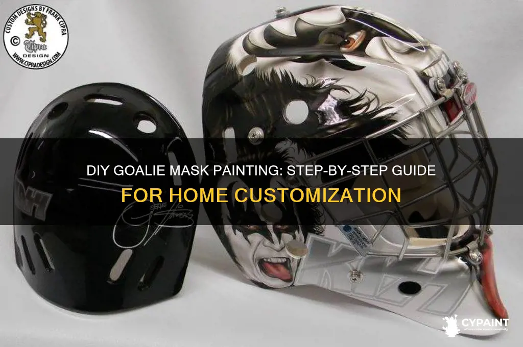 how to paint your goalie mask at home