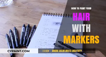 Creative Hair Coloring: How to Paint Your Hair with Markers