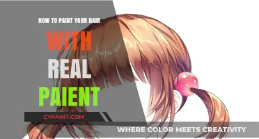 Creative Hair Art: Painting Your Hair with Real Paint Safely