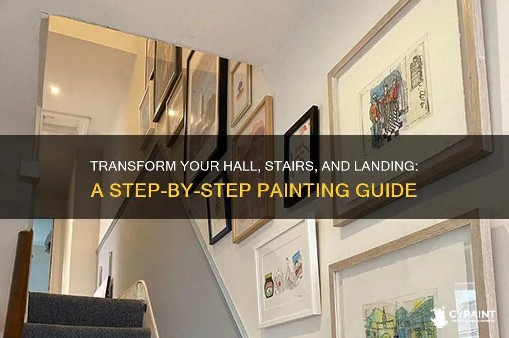 how to paint your hall stairs and landing
