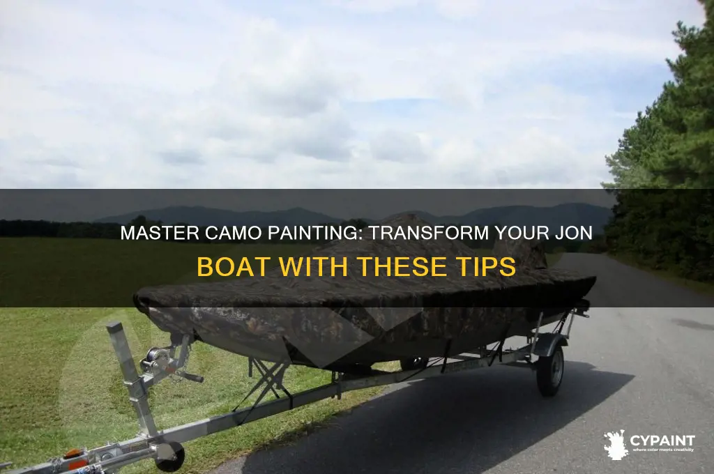 how to paint your jon boat camo