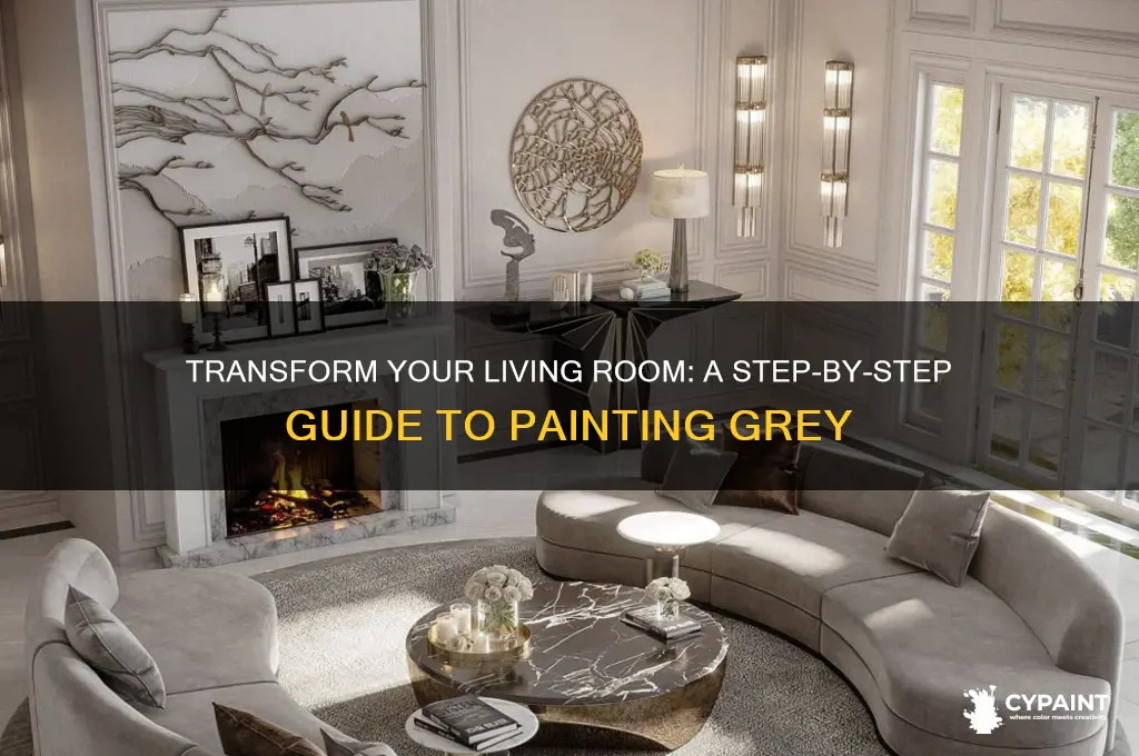 how to paint your living room grey