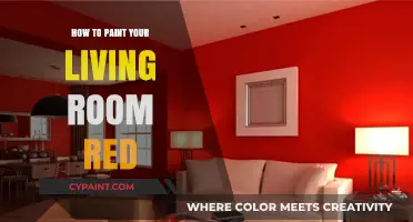 Bold Red Living Room: Step-by-Step Painting Guide for a Vibrant Space