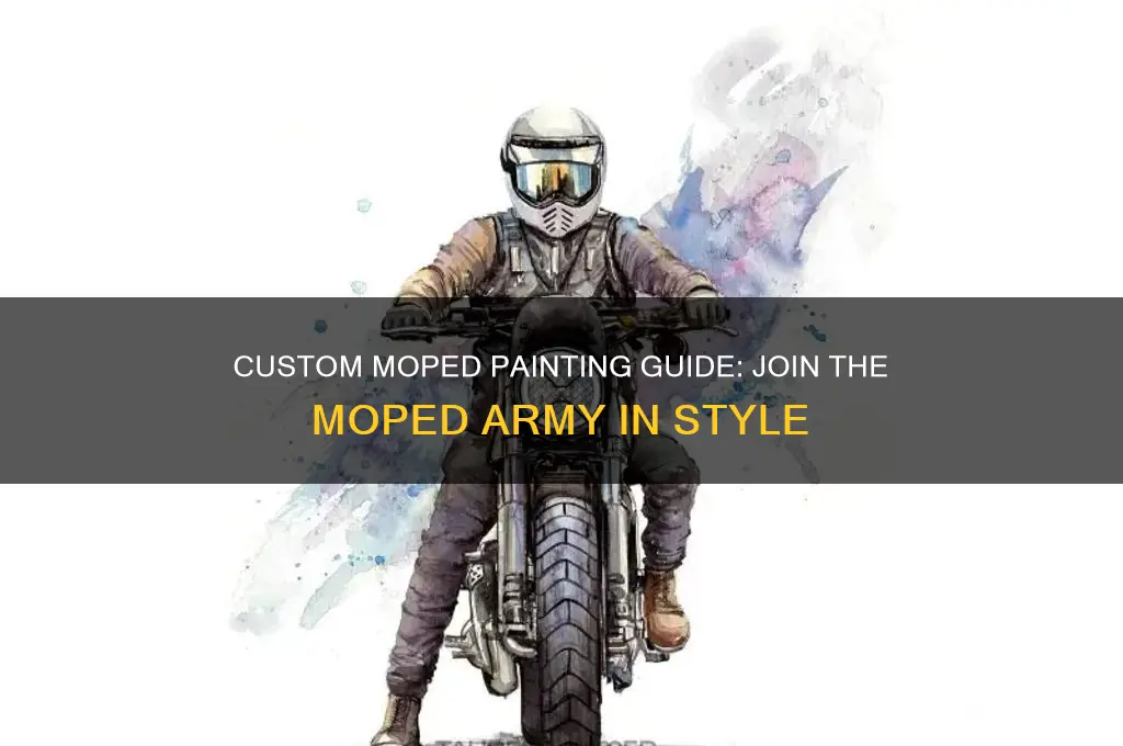 how to paint your moped moped army