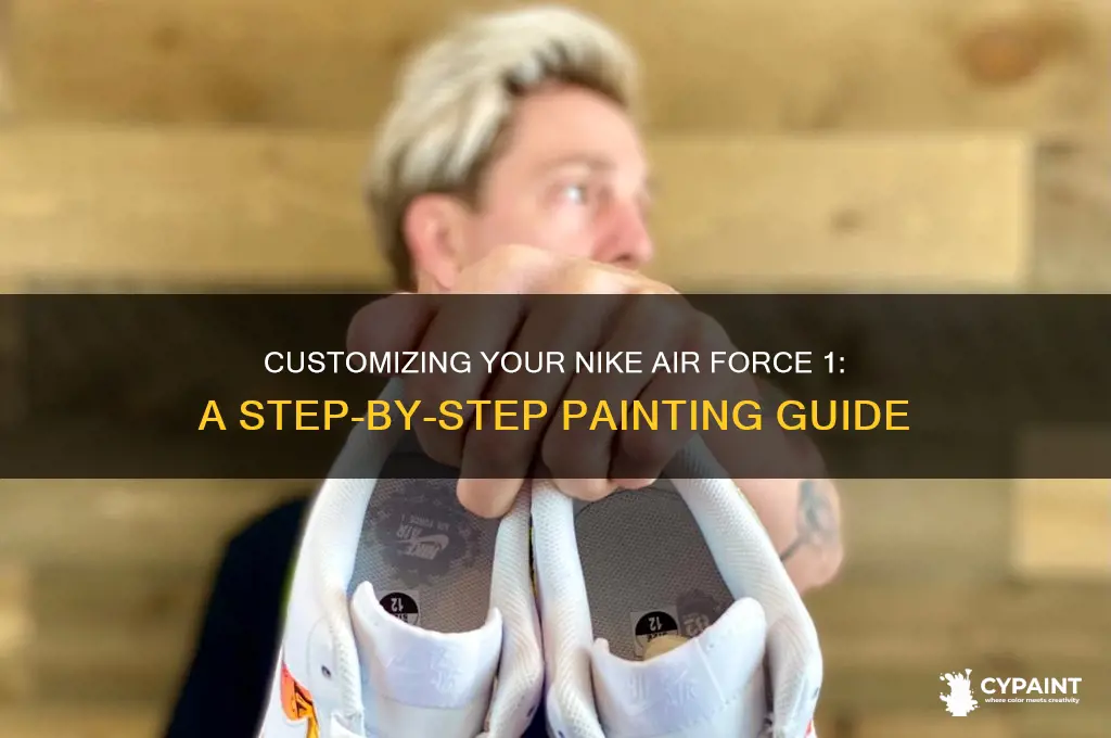 how to paint your nike air force 1