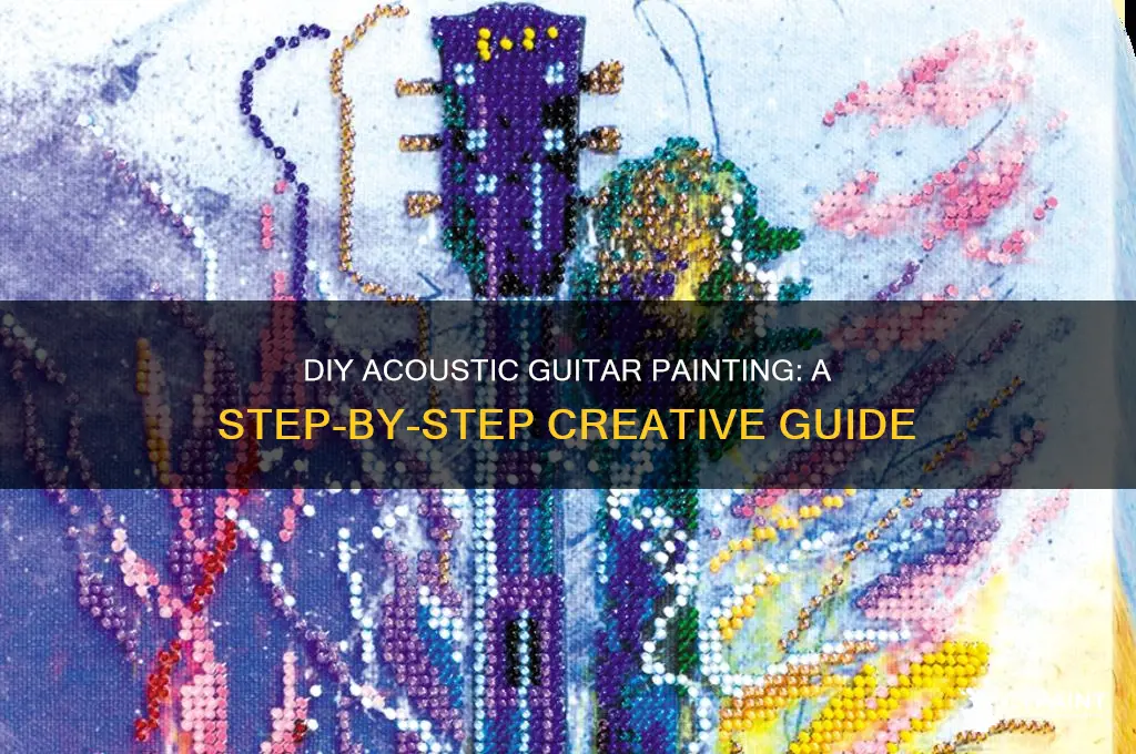 how to paint your own acoustic guitar