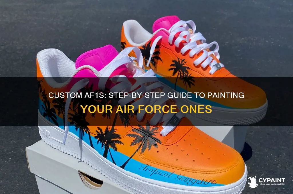 how to paint your own air force ones