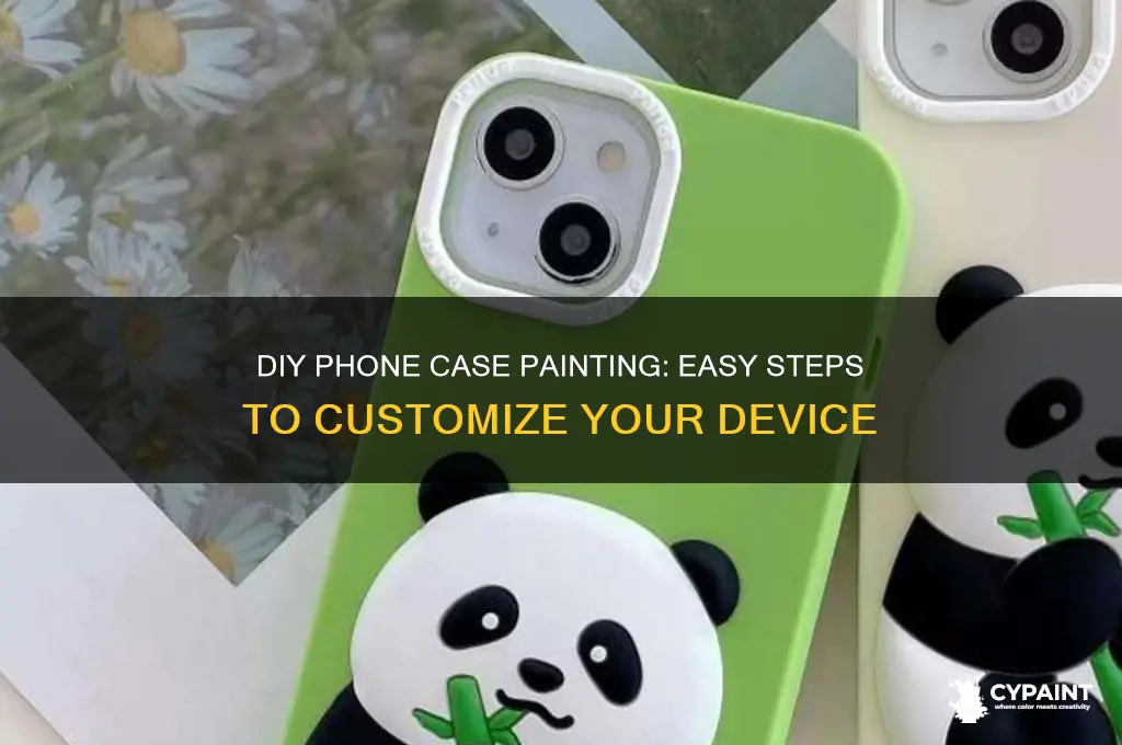how to paint your own cell phone case