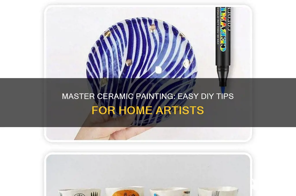 how to paint your own ceramics at home
