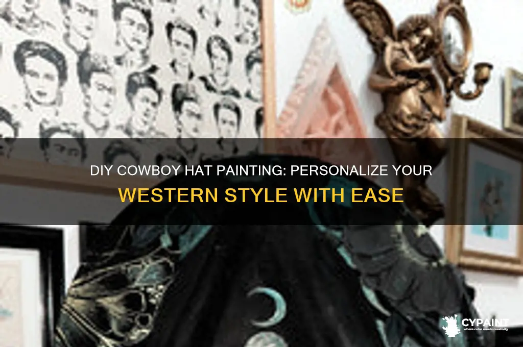 how to paint your own cowboy hat