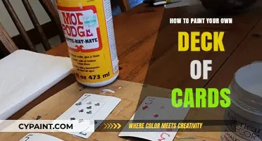 Creative Card Crafting: A Step-by-Step Guide to Painting Your Deck