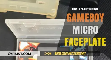 DIY Gameboy Micro Faceplate Painting: Customize Your Console Easily