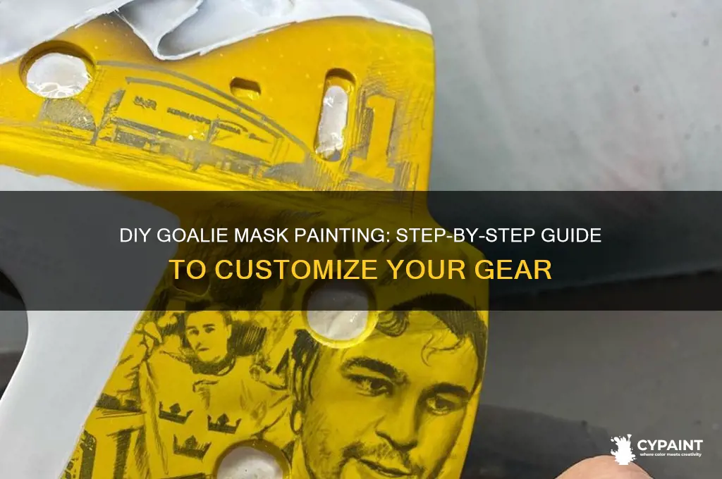 how to paint your own goalie mask