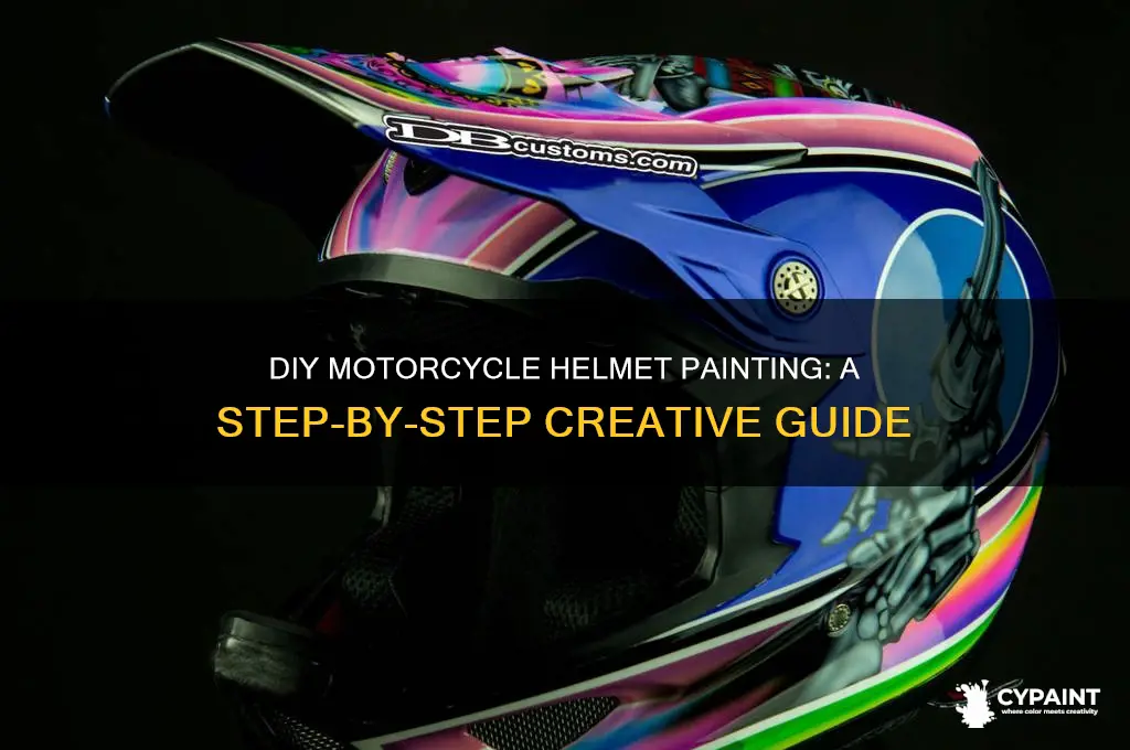 how to paint your own motorcycle helmet