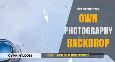 DIY Photography Backdrop: Easy Painting Techniques for Stunning Photos