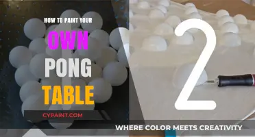 DIY Ping Pong Table: Easy Steps to Paint Your Own