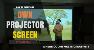 DIY Projector Screen: Easy Steps to Paint Your Own Screen