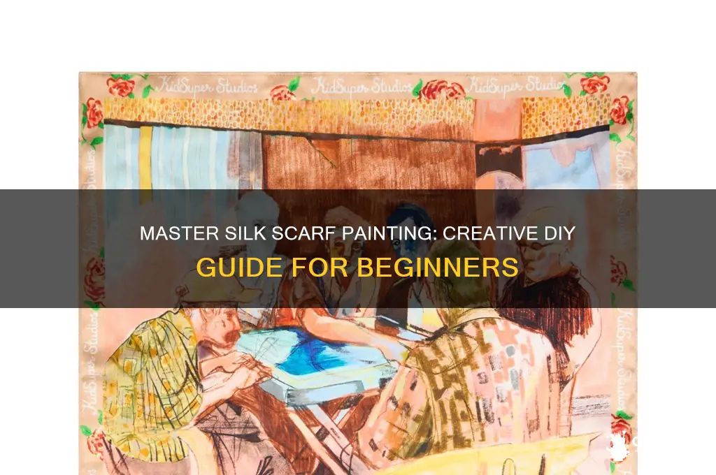 how to paint your own silk scarf