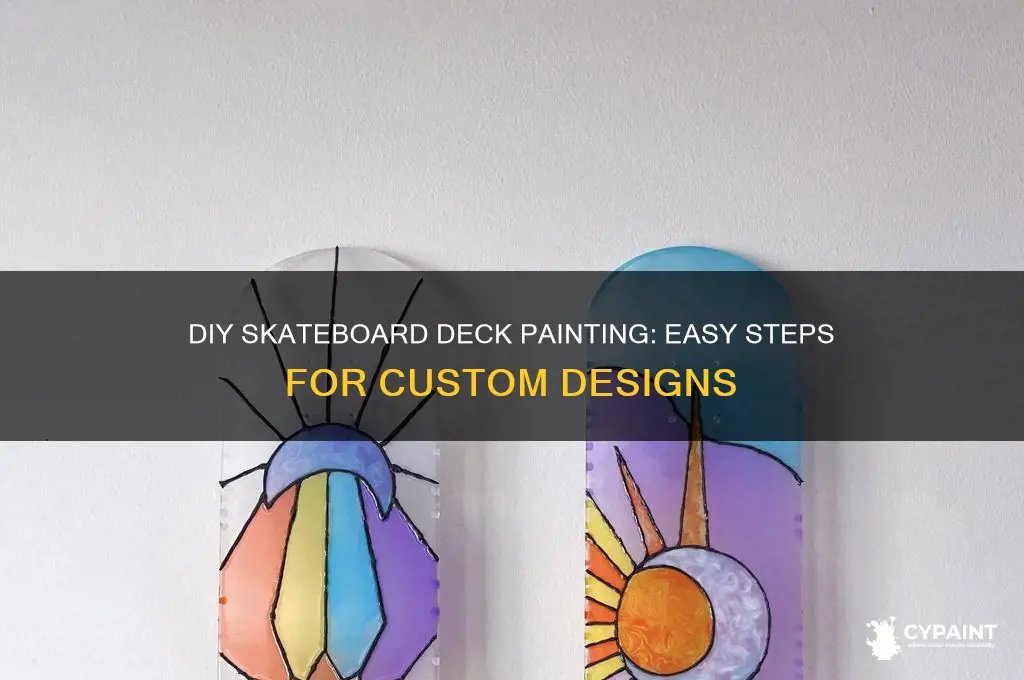 how to paint your own skateboard deck