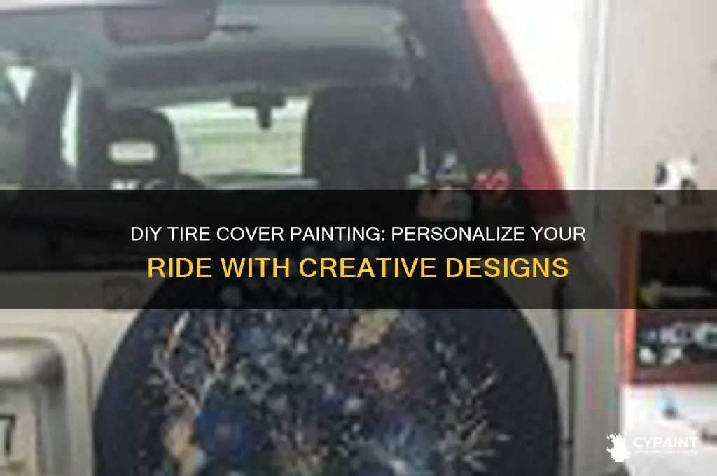 how to paint your own tire cover