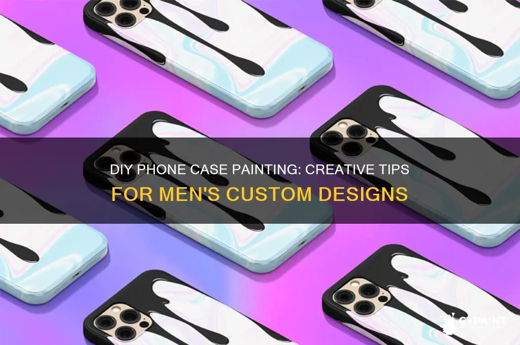 how to paint your phone case men