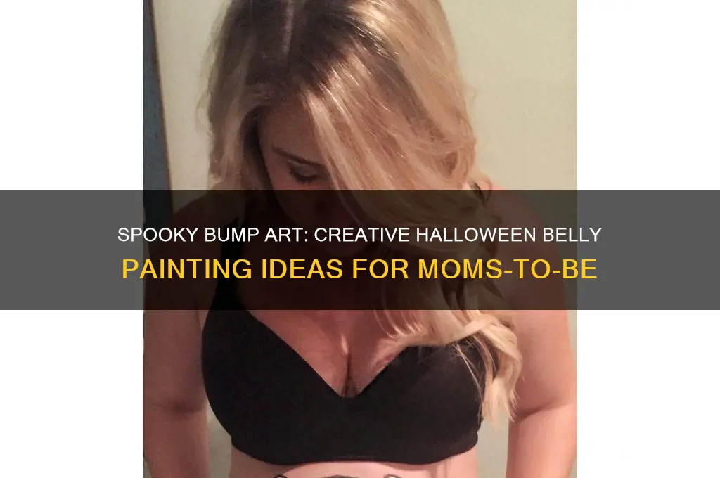 how to paint your pregnant belly for halloween