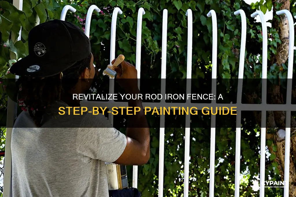 how to paint your rod iron fence