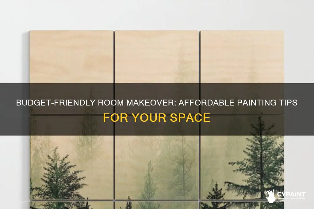 how to paint your room for cheap