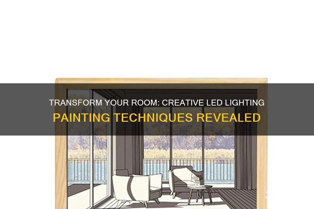 how to paint your room with led lights