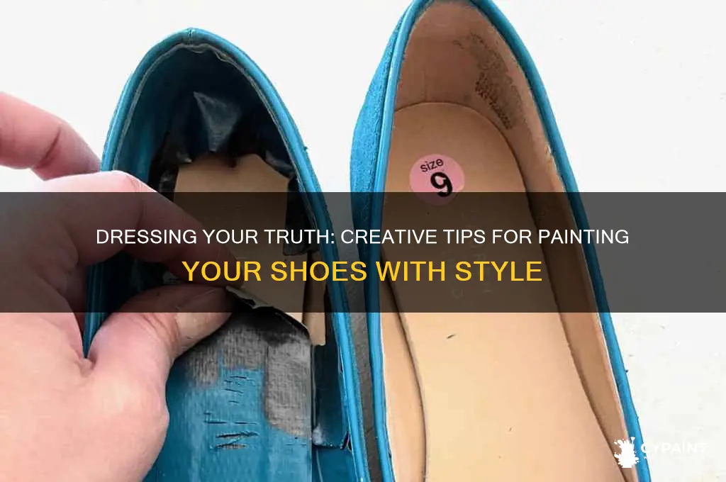 how to paint your shoes dressing your truth