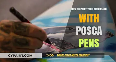 Surfboard Art: Painting with Posca Pens for a Unique Design