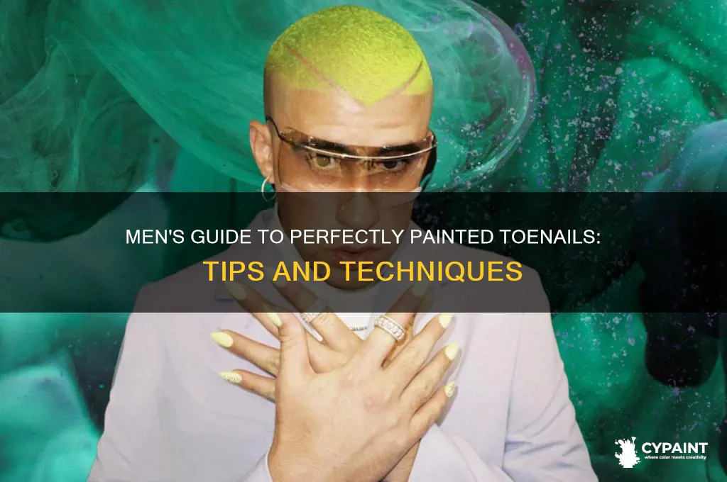 how to paint your toenails for men