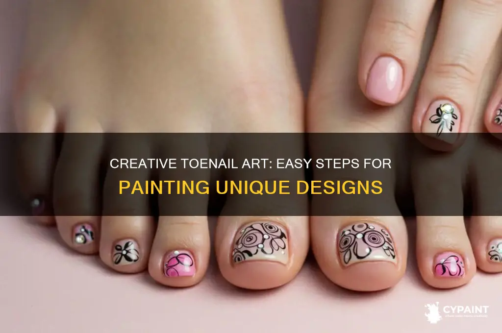 how to paint your toenails with designs