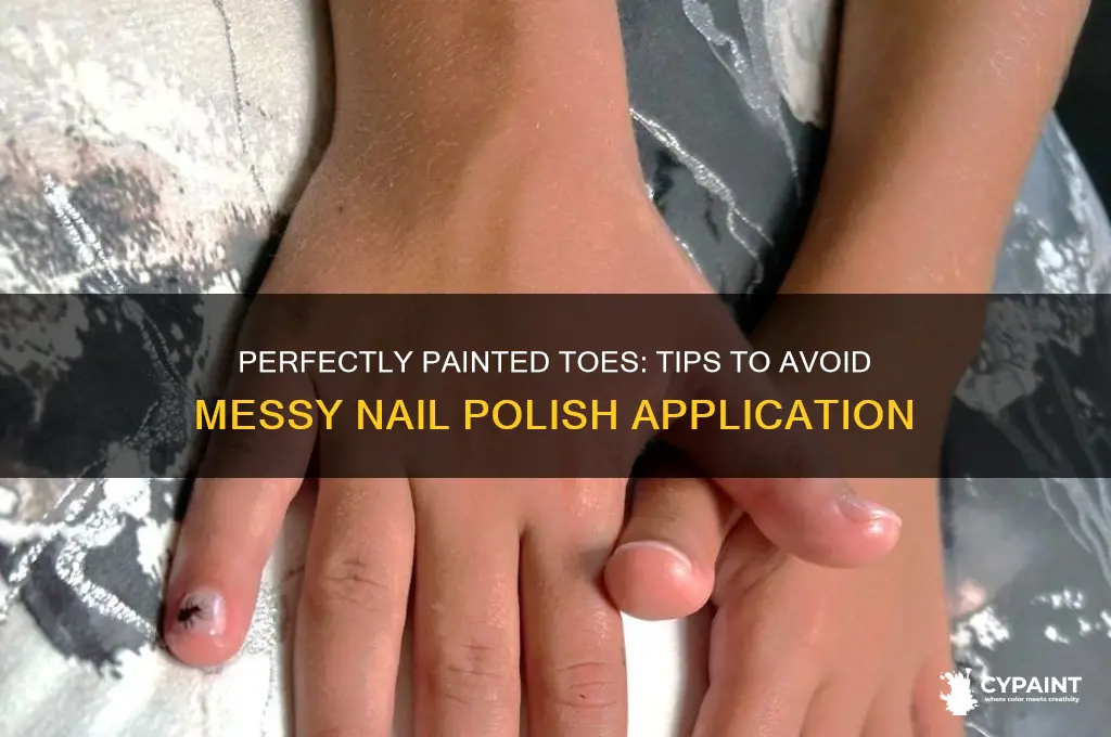 how to paint your toes without messing up