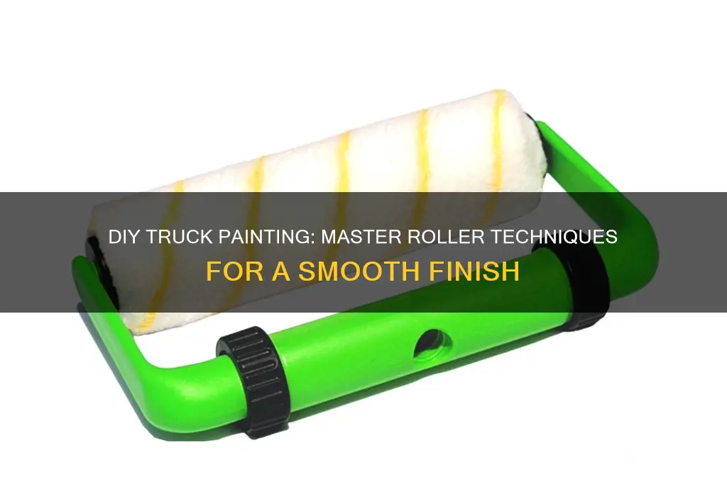 how to paint your truck with a roller