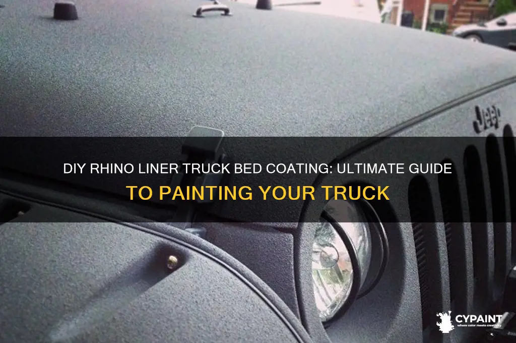 how to paint your truck with rhino liner