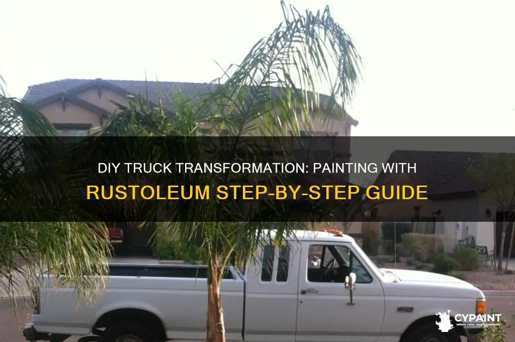 how to paint your truck with rustoleum