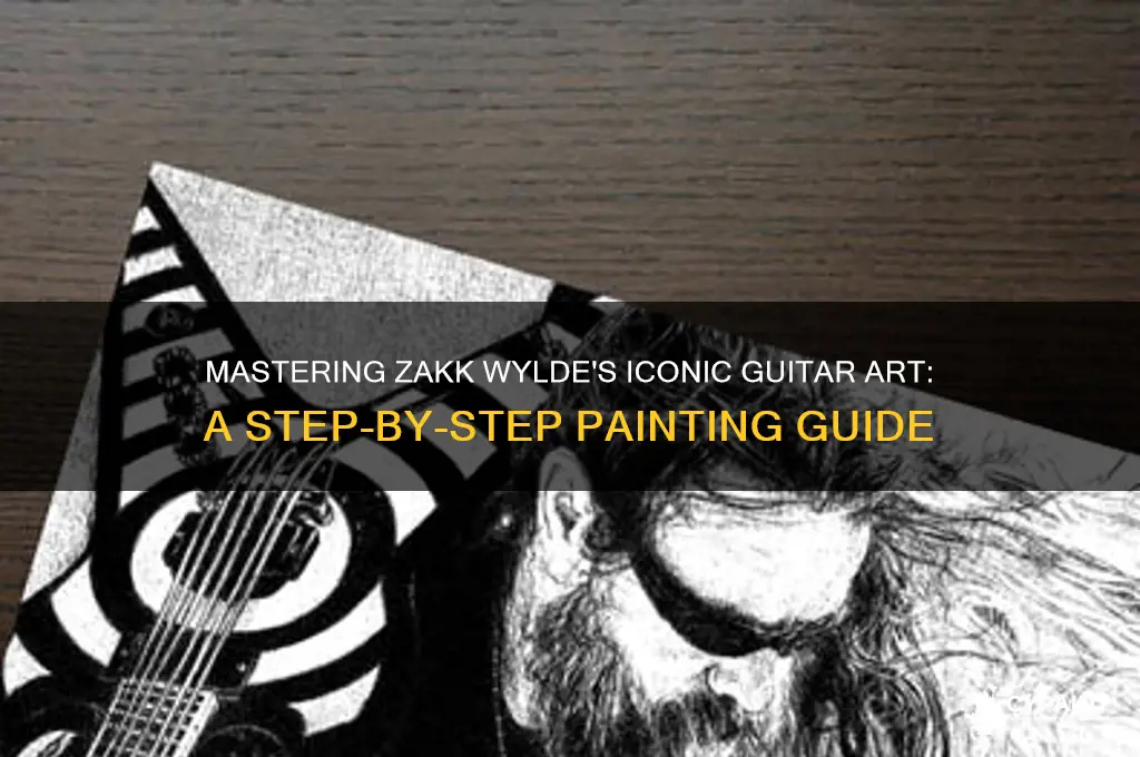 how to paint zakk wylde on guitar