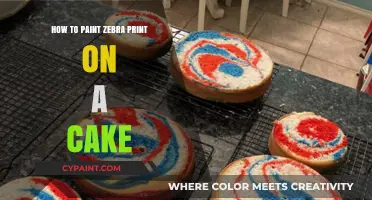 Mastering Zebra Stripes: A Step-by-Step Guide to Painting Cake Prints