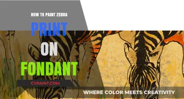 Mastering Zebra Stripes: Easy Fondant Painting Techniques for Beginners