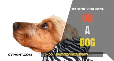 Creative Canine Art: Painting Zebra Stripes on Your Dog Safely