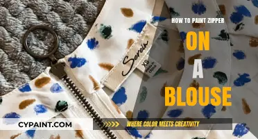 Creative Zipper Painting Techniques for Customizing Your Blouse Design