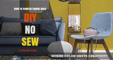 DIY Painted Fabric Rugs: Easy No-Sew Tutorial for Creative Decor